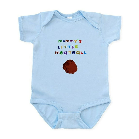 CafePress - Mommy's Little Meatball Infant Bodysuit - Baby Light Bodysuit, Size Newborn - 24 Months