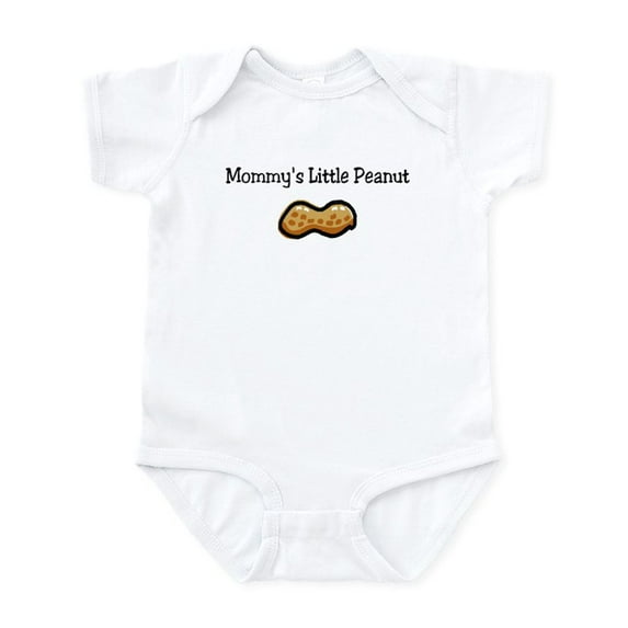 CafePress - Mommy's Little Peanut Infant Bodysuit - Baby Light Bodysuit, Size Newborn - 24 Months