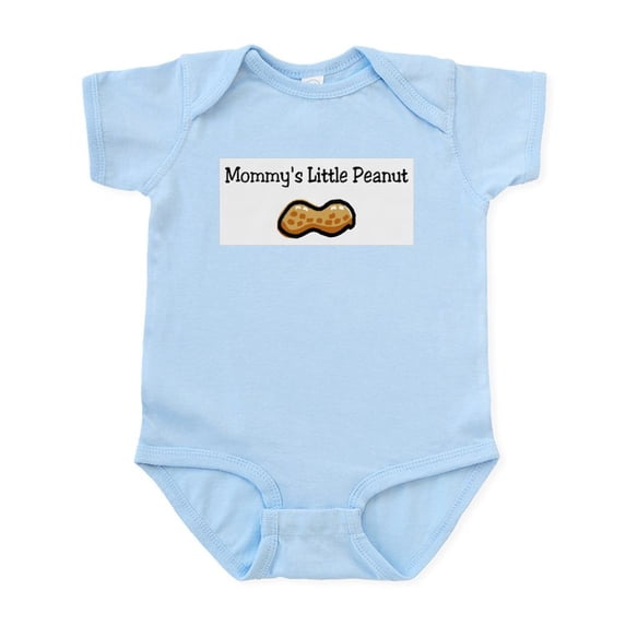 CafePress - Mommy's Little Peanut Infant Bodysuit - Baby Light Bodysuit, Size Newborn - 24 Months