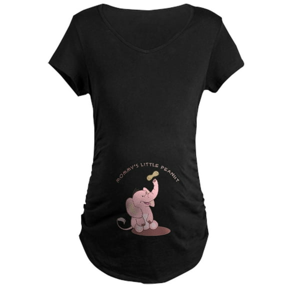 CafePress - Mommy's Little Peanut Maternity Dark T Shirt - Maternity Dark T-Shirt