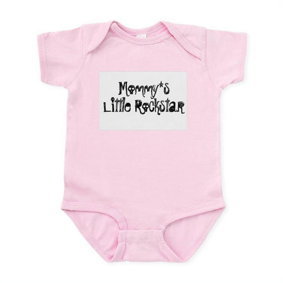 CafePress - Mommy's Little Rockstar Infant Bodysuit - Baby Light Bodysuit, Size Newborn - 24 Months