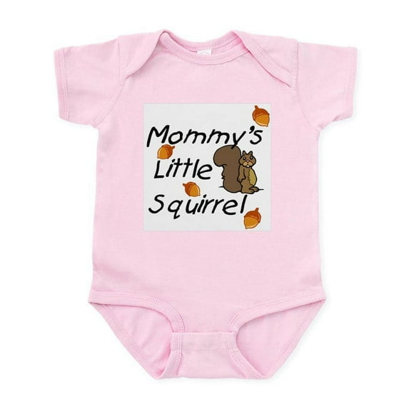 CafePress - Mommy's Little Squirrel Infant Creeper - Baby Light Bodysuit, Size Newborn - 24 Months