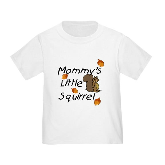 CafePress - Mommy's Little Squirrel Toddler Tee - Cute Toddler T-Shirt, 100% Cotton
