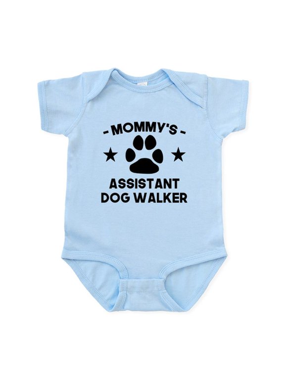 - Mommys Assistant Dog Walker Body Suit - Baby Light Bodysuit, Size Newborn - 24 Months