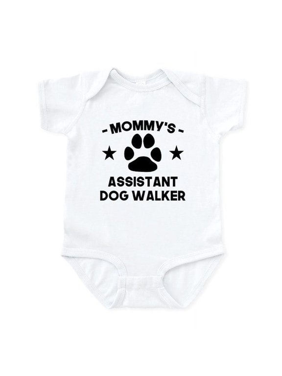 - Mommys Assistant Dog Walker Body Suit - Baby Light Bodysuit, Size Newborn - 24 Months