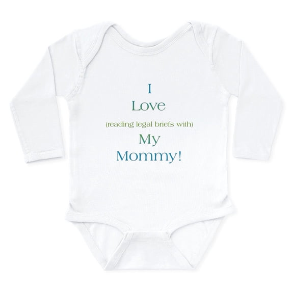 CafePress - Mommys Briefs 2 Body Suit - Long Sleeve Cotton Baby Bodysuit