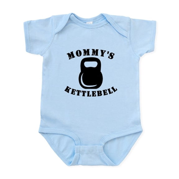 CafePress - Mommys Kettlebell Body Suit - Baby Light Bodysuit, Size Newborn - 24 Months