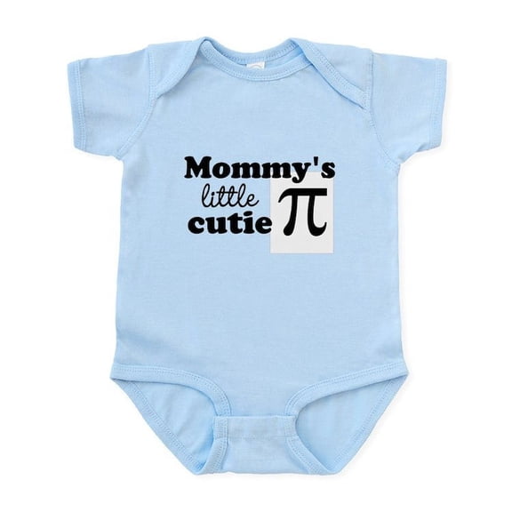 CafePress - Mommys Little Cutie Pi Body Suit - Baby Light Bodysuit, Size Newborn - 24 Months