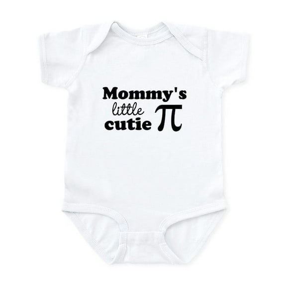 CafePress - Mommys Little Cutie Pi Body Suit - Baby Light Bodysuit, Size Newborn - 24 Months
