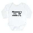 thumbnail image 1 of CafePress - Mommys Little Cutie Pi Body Suit - Long Sleeve Cotton Baby Bodysuit, 1 of 4