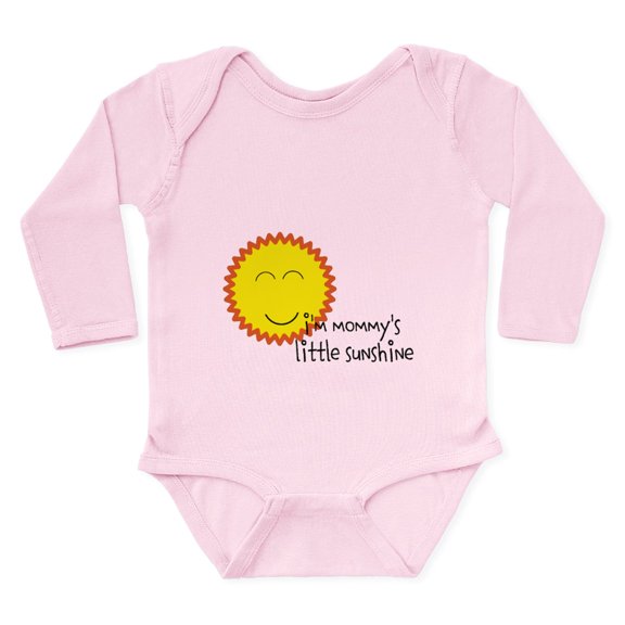 CafePress - Mommys Little Sunshine Baby Bodysuit Body Suit - Long Sleeve Cotton Baby Bodysuit
