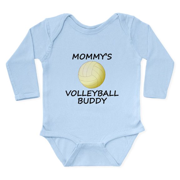 CafePress - Mommys Volleyball Buddy Body Suit - Long Sleeve Infant Bodysuit