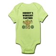 thumbnail image 1 of CafePress - Mommys Workout Partner Body Suit - Baby Light Bodysuit, 1 of 1