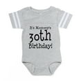 thumbnail image 1 of CafePress - Mommys30thbirthday - Cute Infant Baby Football Bodysuit, 1 of 3