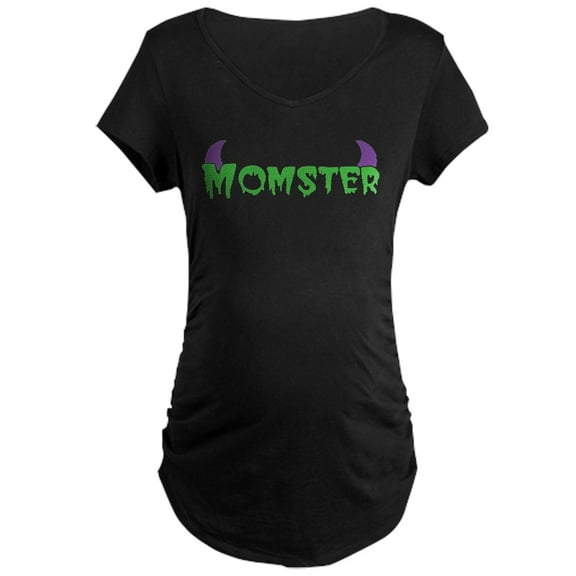 CafePress - Momster Maternity T Shirt - Maternity Dark T-Shirt