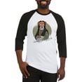 thumbnail image 1 of CafePress - Mona Lisa Dog Baseball Jersey - Cotton Baseball Jersey, 3/4 Raglan Sleeve Shirt, 1 of 4