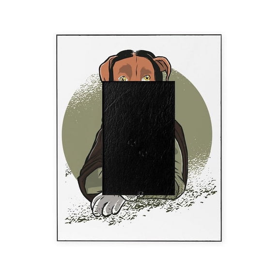 CafePress - Mona Lisa Dog - Decorative 8x10 Picture Frame