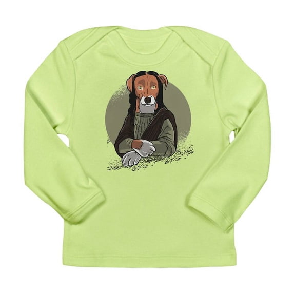 CafePress - Mona Lisa Dog Long Sleeve T Shirt - Long Sleeve Infant T-Shirt