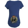 thumbnail image 1 of CafePress - Mona Lisa Dog Maternity T Shirt - Maternity Dark T-Shirt, 1 of 3