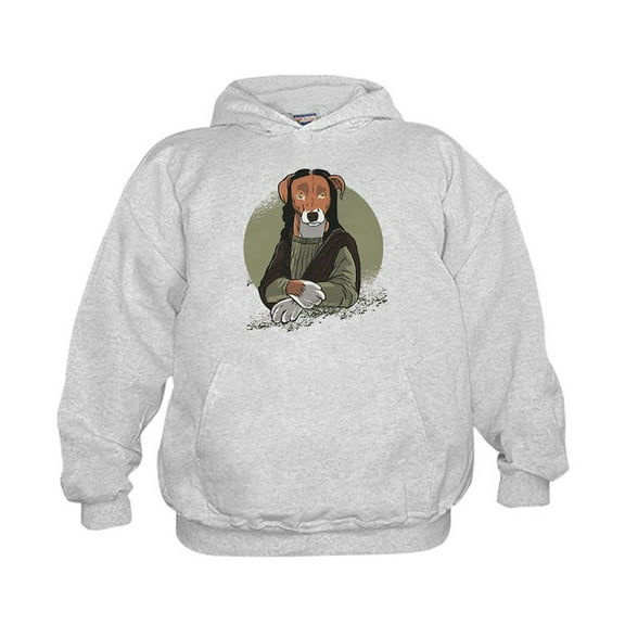CafePress - Mona Lisa Dog Sweatshirt - Kids Hooded Sweatshirt, Classic Hoodie