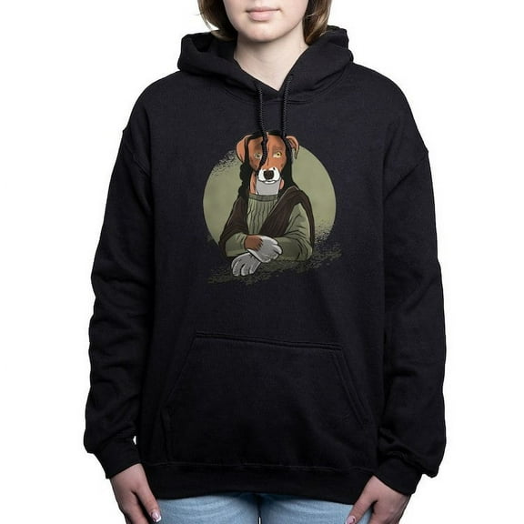 CafePress - Mona Lisa Dog Sweatshirt - Pullover Hoodie, Classic & Comfortable Hooded Sweatshirt