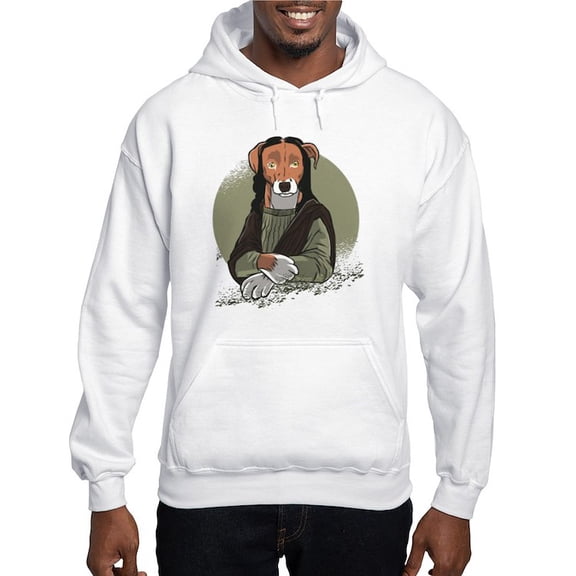 CafePress - Mona Lisa Dog Sweatshirt - Pullover Hoodie, Hooded Sweatshirt