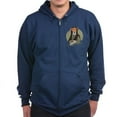 thumbnail image 1 of CafePress - Mona Lisa Dog Sweatshirt - Zip Hoodie, Classic Hooded Sweatshirt with Metal Zipper, 1 of 4