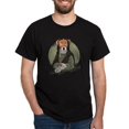thumbnail image 1 of CafePress - Mona Lisa Dog T Shirt - Men's Classic Graphic Cotton T-Shirt, 1 of 4