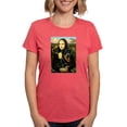 thumbnail image 1 of CafePress - Mona Lisa & Rottie Ash Grey T Shirt - Womens Tri-blend T-Shirt, 1 of 4