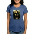 thumbnail image 1 of CafePress - Mona Lisa & Rottie Ash Grey T Shirt - Womens Tri-blend T-Shirt, 1 of 4