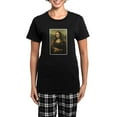 thumbnail image 1 of CafePress - Mona Lisa Women's Dark Pajamas - Women's Short Sleeve Print T-Shirt and Pants Dark Cotton Pajama Set, 1 of 7