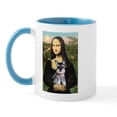 thumbnail image 1 of CafePress - Mona Lisa's Schnauzer Puppy Mug - 11 oz Ceramic Mug - Novelty Coffee Tea Cup, 1 of 3