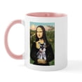 thumbnail image 1 of CafePress - Mona Lisa's Schnauzer Puppy Mug - 11 oz Ceramic Mug - Novelty Coffee Tea Cup, 1 of 3
