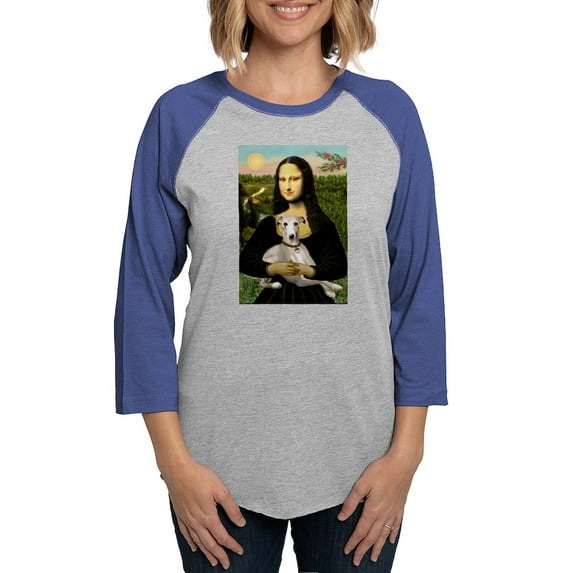 CafePress - Mona & Whippet Long Sleeve T Shirt - Womens Baseball Tee