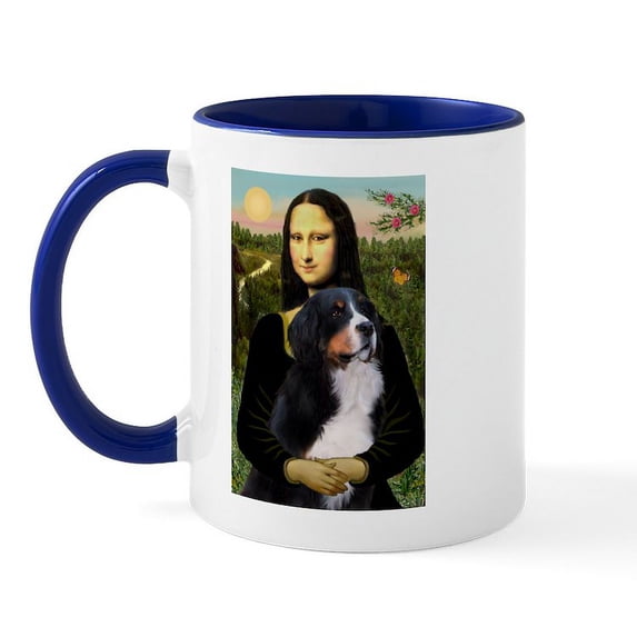 CafePress - Mona's Bernese Mt. Dog Mug - 11 oz Ceramic Mug - Novelty Coffee Tea Cup