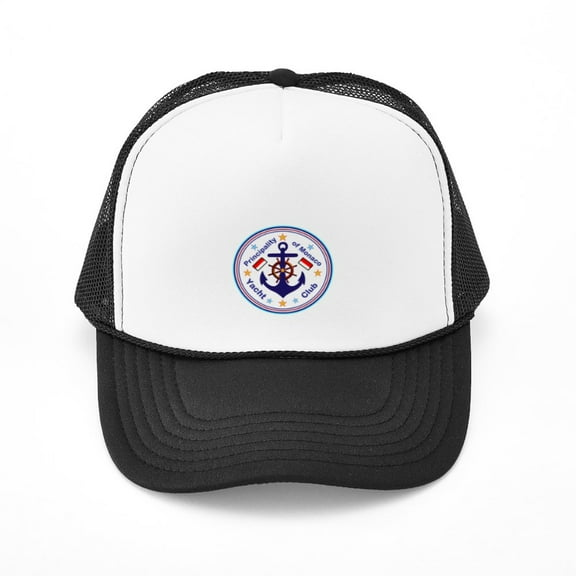 CafePress - Monaco Yacht Club - Adjustable Unisex Printed Trucker Hat with Mesh Back