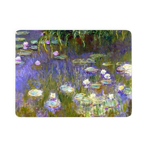 CafePress - Monet Water Lilies - Large Sherpa Fleece Throw Blanket 80" x 60"