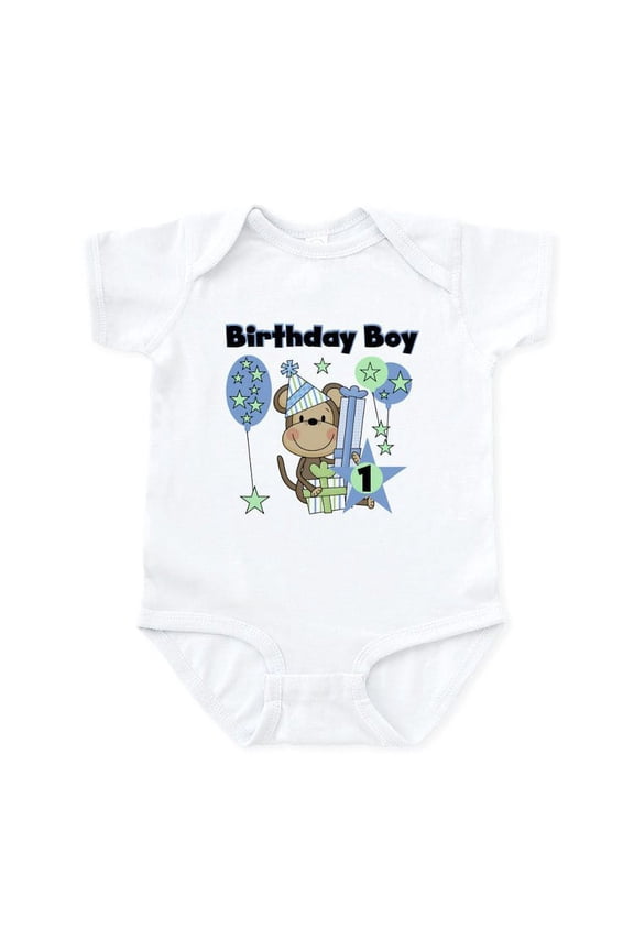 - Monkey 1St Birthday Infant Bodysuit - Baby Light Bodysuit, Size Newborn - 24 Months