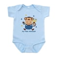 thumbnail image 1 of CafePress - Monkey Boy 1St Hanukkah Infant Bodysuit - Baby Light Bodysuit, Size Newborn - 24 Months, 1 of 4