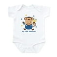 thumbnail image 1 of CafePress - Monkey Boy 1St Hanukkah Infant Bodysuit - Baby Light Bodysuit, Size Newborn - 24 Months, 1 of 4