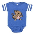 thumbnail image 1 of CafePress - Monkey Dancing - Cute Infant Baby Football Bodysuit, 1 of 3