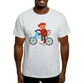 thumbnail image 1 of CafePress - Monkey In Blue Bike Light T Shirt - Men's Classic Graphic T-Shirt, 1 of 4