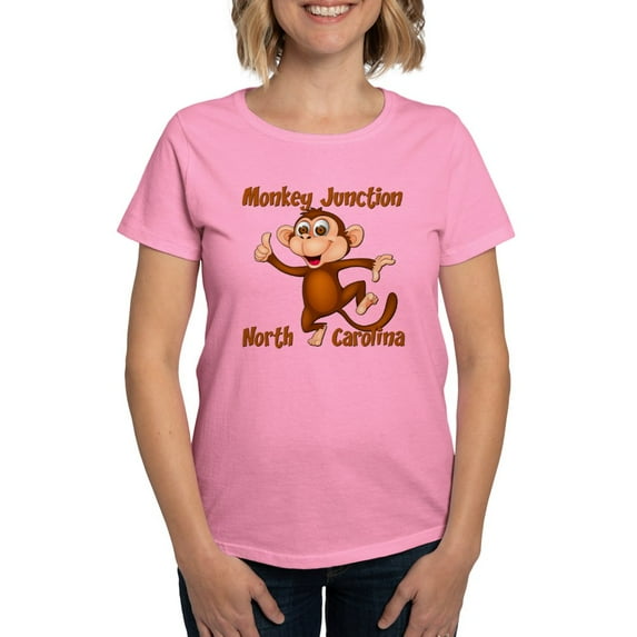 CafePress - Monkey Junction, NC T Shirt - Women's Traditional Fit Dark T-Shirt