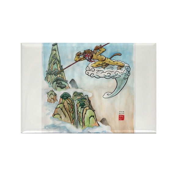 CafePress - Monkey King - Rectangle Magnet, 2"x3" Refrigerator Magnet