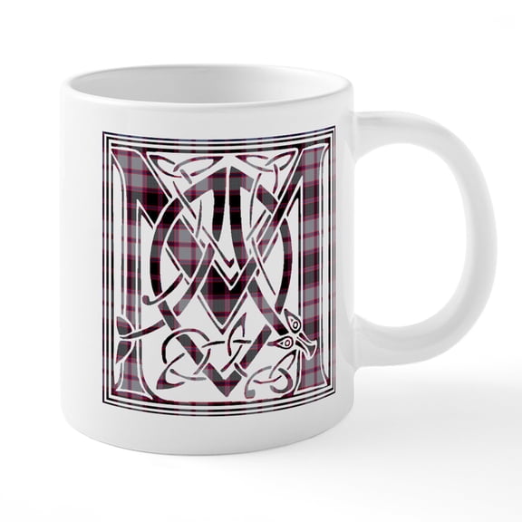 CafePress - Monogram Macpherson Hunting - 20 Oz White Ceramic Mega Mug