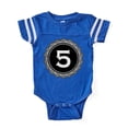 thumbnail image 1 of CafePress - Monogram Medallion 5 - Cute Infant Baby Football Bodysuit, 1 of 3