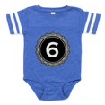 thumbnail image 1 of CafePress - Monogram Medallion 6 - Cute Infant Baby Football Bodysuit, 1 of 3