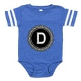 thumbnail image 1 of CafePress - Monogram Medallion D - Cute Infant Baby Football Bodysuit, 1 of 3