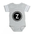 thumbnail image 1 of CafePress - Monogram Medallion Z - Cute Infant Baby Football Bodysuit, 1 of 3
