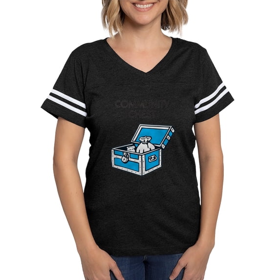 CafePress - Monopoly Community Chest - Womens Football Shirt